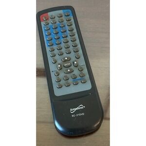 Supersonic SC-31dvd Remote Control‎